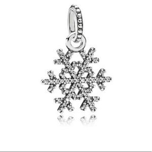 Pandora Winter Kiss Snowflake Pendant